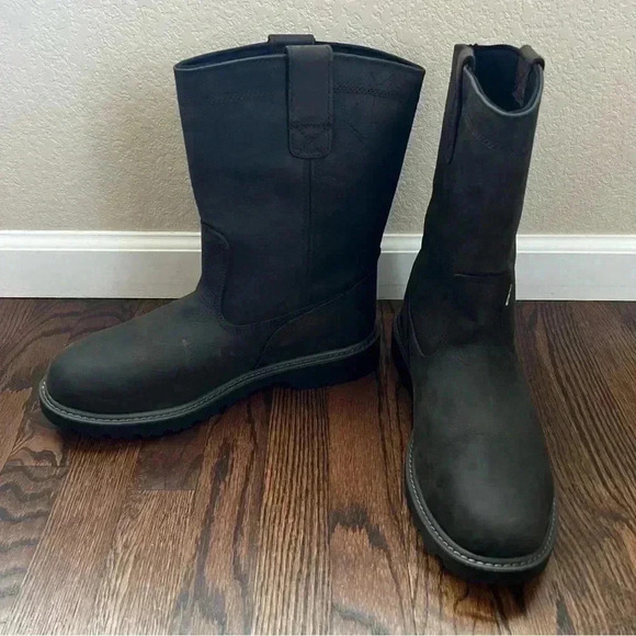 Wolverine Floorhand W10682 Waterproof Brown Leather Soft Toe Work Boots Sz 13